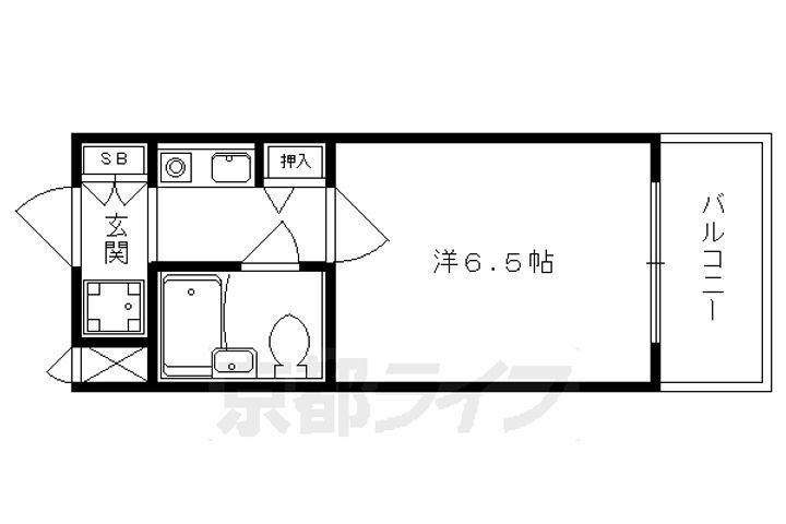京都府京都市山科区椥辻西浦町 椥辻駅 1K マンション 賃貸物件詳細