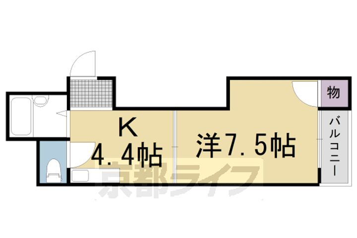 京都府長岡京市開田 長岡京駅 1DK マンション 賃貸物件詳細