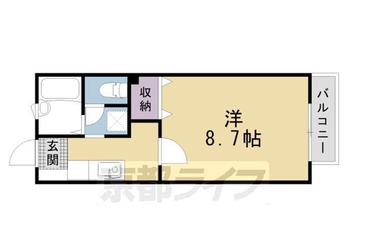 京都府京都市下京区七条御所ノ内南町 西大路駅 1K アパート 賃貸物件詳細