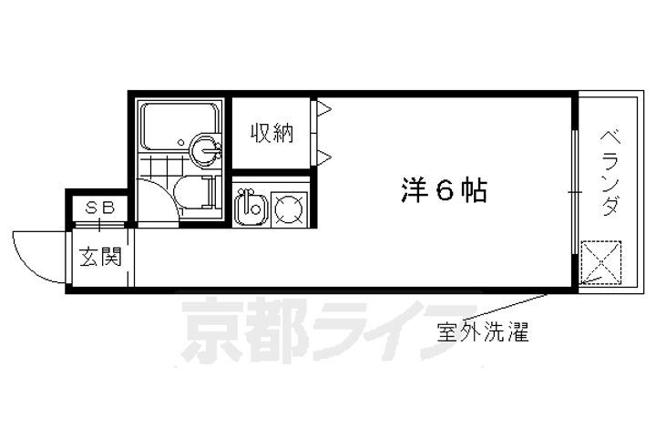 京都府京都市右京区太秦安井車道町 花園駅 1K マンション 賃貸物件詳細