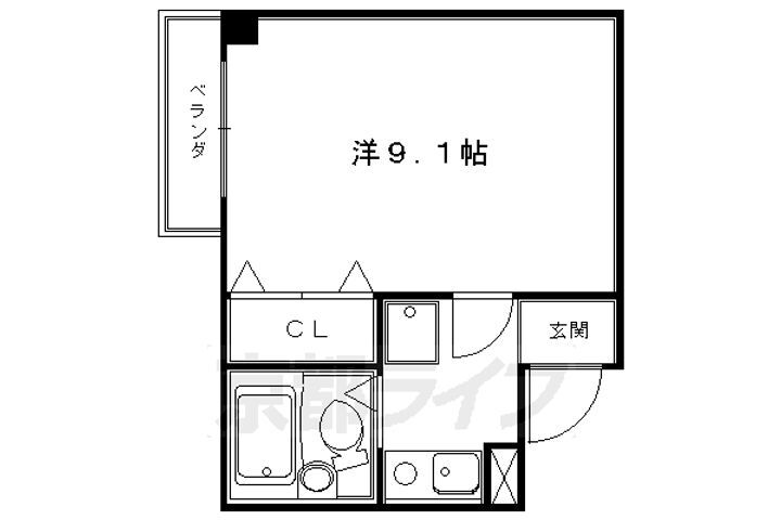 京都府京都市下京区晒屋町 大宮駅 1K マンション 賃貸物件詳細