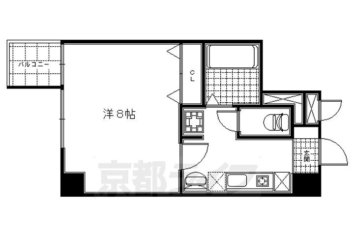 京都府京都市下京区矢田町 四条駅 1K マンション 賃貸物件詳細