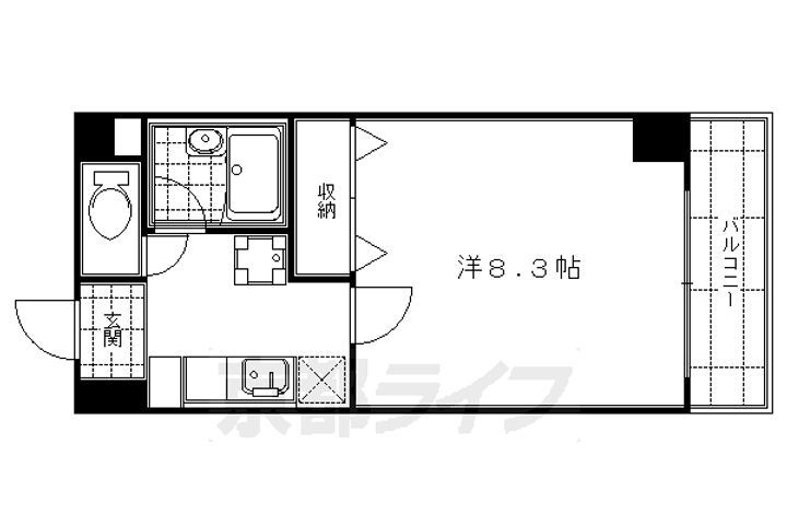 ハウスセゾン四条通 14階 1K 賃貸物件詳細