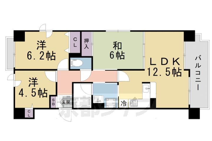 京都府京都市上京区大宮町 出町柳駅 3LDK マンション 賃貸物件詳細