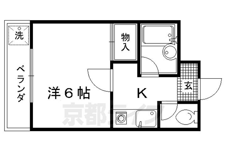 京都府京都市北区小山初音町 北大路駅 1K マンション 賃貸物件詳細