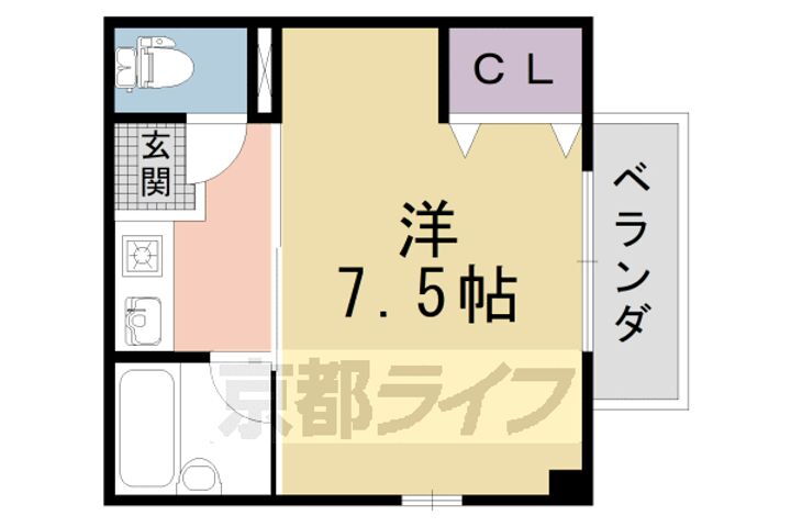 京都府京都市下京区上三之宮町 七条駅 1K マンション 賃貸物件詳細