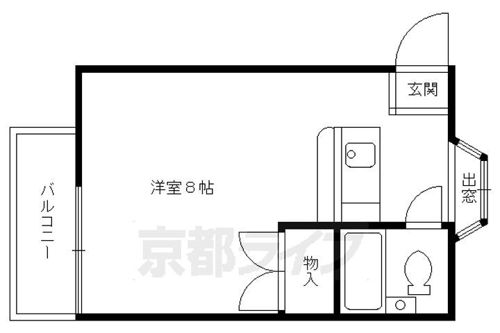 京都府京都市伏見区深草芳永町 墨染駅 1K アパート 賃貸物件詳細