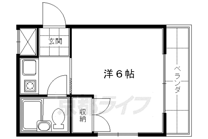 京都府京都市伏見区西尼崎町 伏見桃山駅 1K マンション 賃貸物件詳細