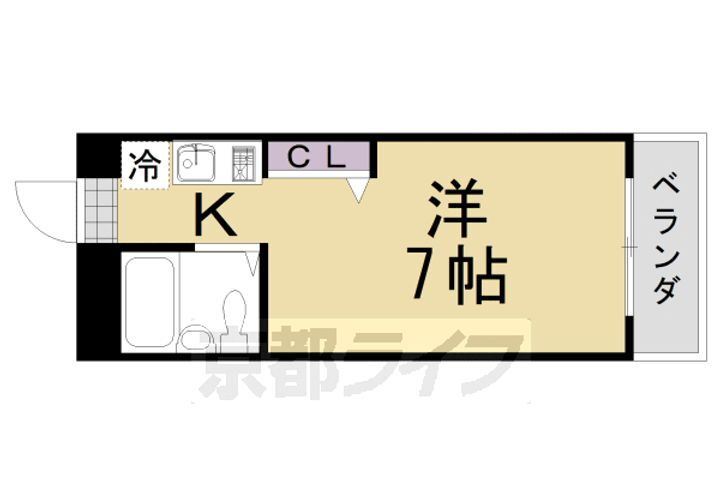京都府京都市西京区桂朝日町 桂駅 1K マンション 賃貸物件詳細