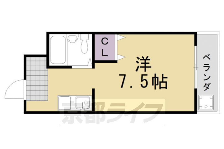 京都府京都市西京区川島粟田町 桂駅 1K マンション 賃貸物件詳細