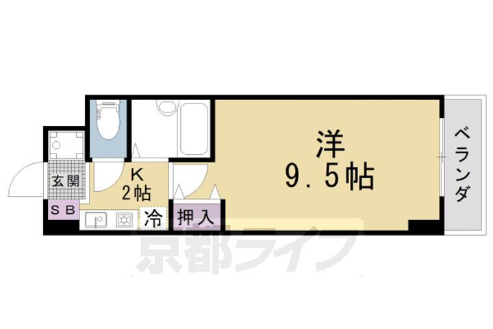 京都府京都市山科区椥辻草海道町 椥辻駅 1K マンション 賃貸物件詳細
