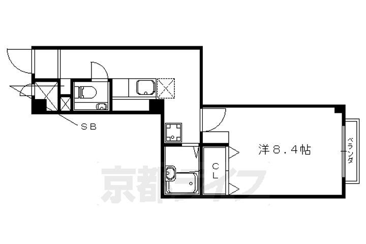 京都府京都市山科区竹鼻堂ノ前町 山科駅 1K マンション 賃貸物件詳細