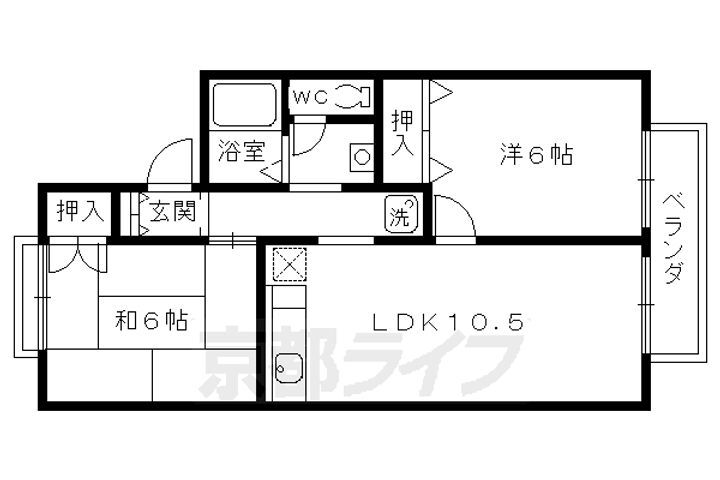 京都府京都市北区西賀茂北山ノ森町 北山駅 2LDK アパート 賃貸物件詳細