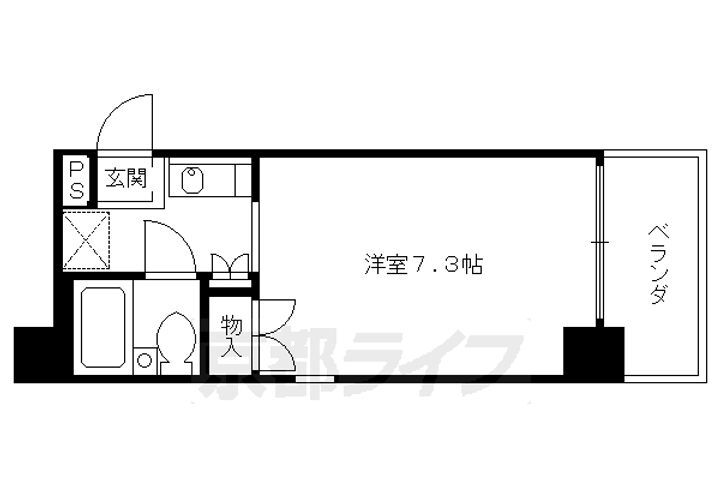 京都府京都市下京区深草町 五条駅 1K マンション 賃貸物件詳細