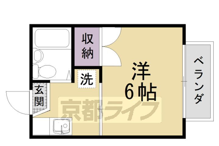 京都府京都市南区唐橋西寺町 西大路駅 1K アパート 賃貸物件詳細