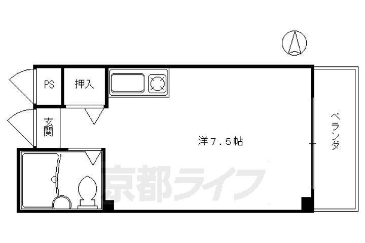京都府京都市下京区粉川町 京都駅 ワンルーム マンション 賃貸物件詳細
