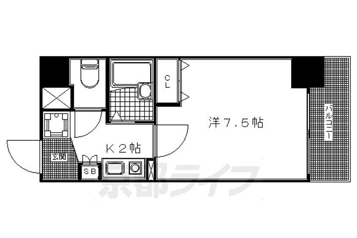 京都府京都市東山区五条橋東４丁目 清水五条駅 1K マンション 賃貸物件詳細