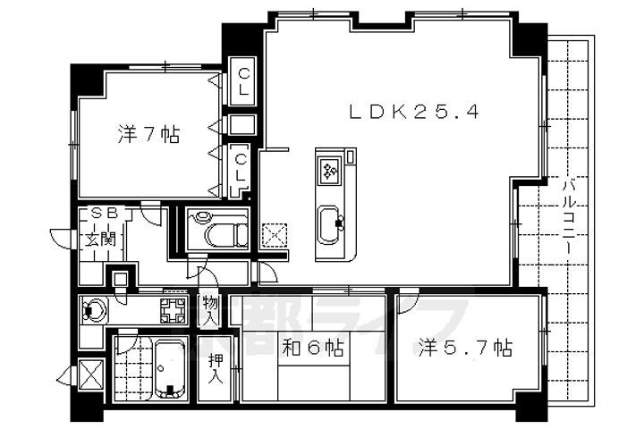 京都府京都市東山区清水４丁目 清水五条駅 3LDK マンション 賃貸物件詳細