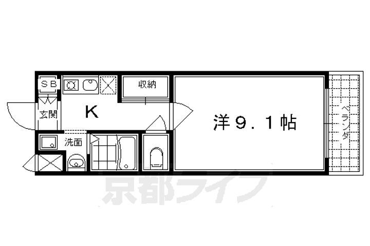 京都府京都市南区東九条明田町 京都駅 1K マンション 賃貸物件詳細