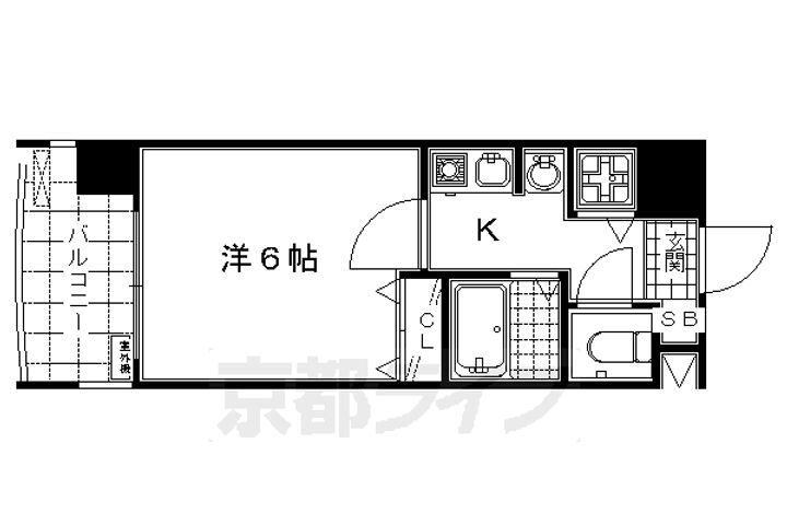 京都府京都市下京区大津町 五条駅 1K マンション 賃貸物件詳細