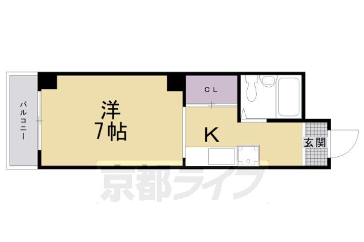 京都府京都市下京区材木町 京都駅 1K マンション 賃貸物件詳細