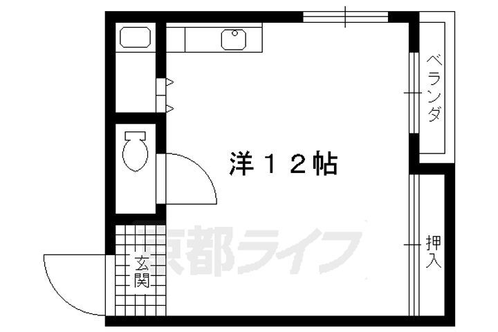 京都府京都市上京区花開院町 今出川駅 ワンルーム アパート 賃貸物件詳細