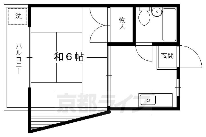 京都府京都市北区紫野西野町 北大路駅 1K マンション 賃貸物件詳細