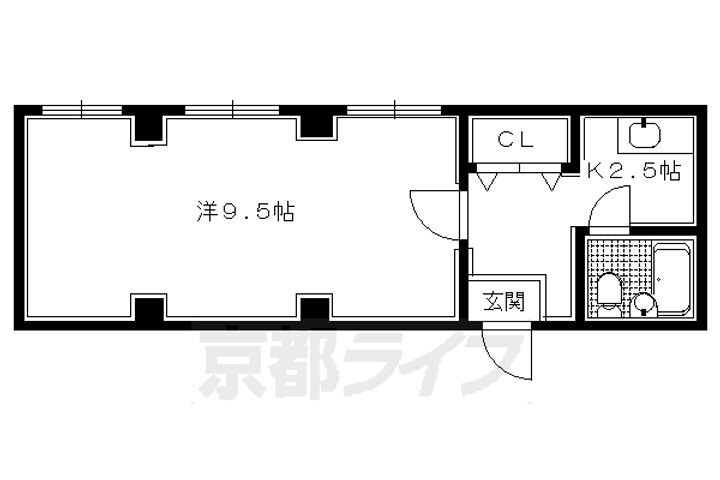 京都府京都市北区大宮上ノ岸町 北大路駅 1K マンション 賃貸物件詳細