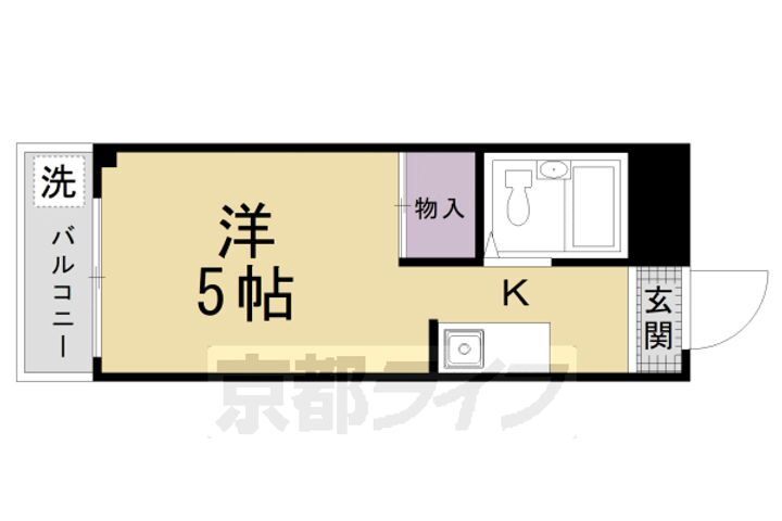 京都府京都市北区鷹峯旧土居町 北大路駅 1K マンション 賃貸物件詳細