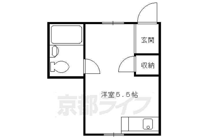 京都府京都市上京区浮田町 丸太町駅 ワンルーム アパート 賃貸物件詳細