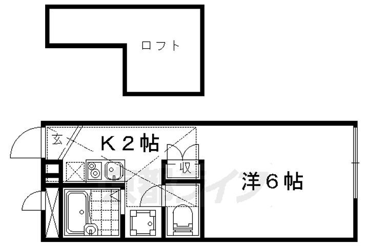 京都府京都市伏見区石田大受町 石田駅 1K アパート 賃貸物件詳細
