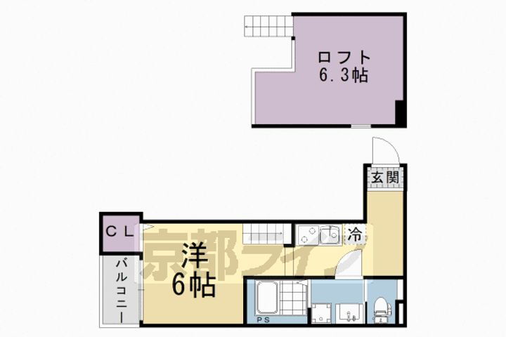 京都府京都市伏見区淀木津町 淀駅 1K アパート 賃貸物件詳細