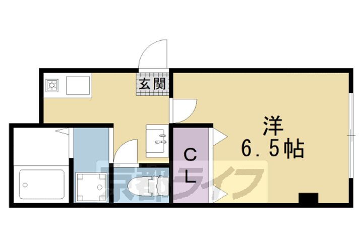 京都府京都市中京区西ノ京池ノ内町 二条駅 1K アパート 賃貸物件詳細