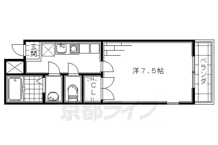京都府京都市伏見区京町６丁目 丹波橋駅 1K マンション 賃貸物件詳細