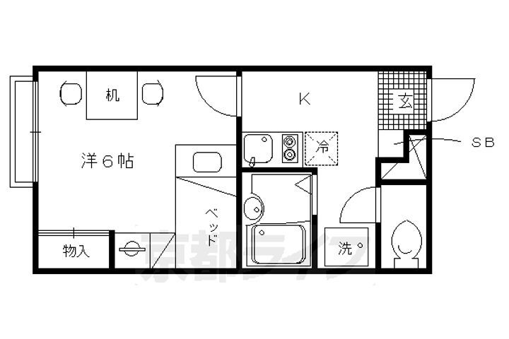 京都府京都市北区西賀茂今原町 北山駅 1K アパート 賃貸物件詳細