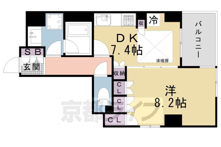 京都府京都市上京区夷川町 丸太町駅 1DK マンション 賃貸物件詳細