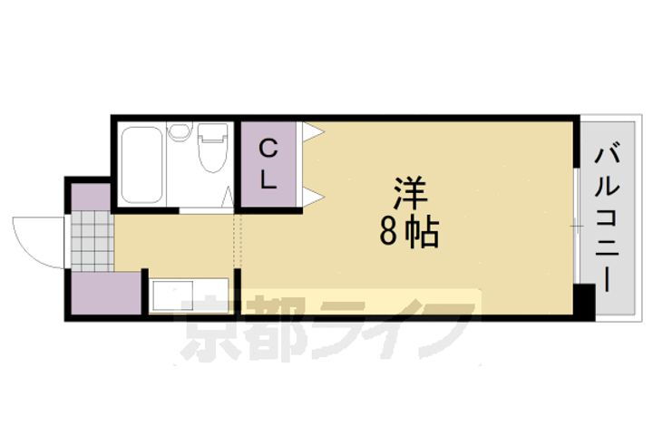 京都府京都市西京区桂木ノ下町 桂駅 1K マンション 賃貸物件詳細