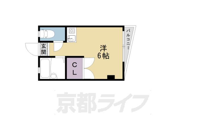 京都府京都市南区吉祥院三ノ宮西町 西大路駅 ワンルーム マンション 賃貸物件詳細