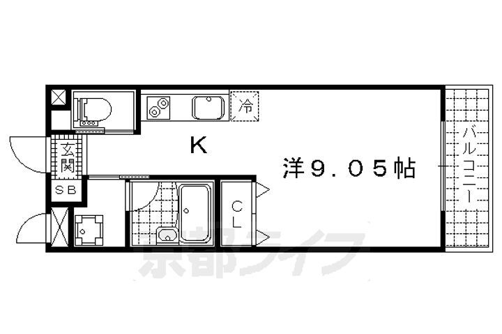 京都府京都市山科区御陵荒巻町 御陵駅 ワンルーム アパート 賃貸物件詳細