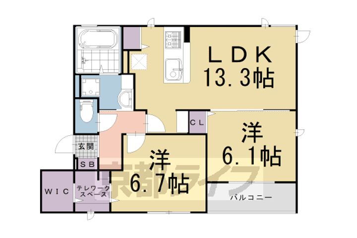 京都府京都市東山区二町目 三条駅 2LDK アパート 賃貸物件詳細