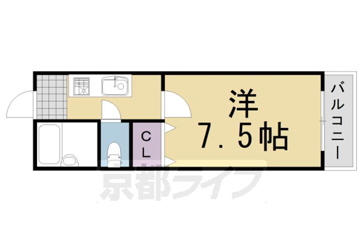 京都府京都市西京区桂徳大寺南町 桂駅 1K マンション 賃貸物件詳細