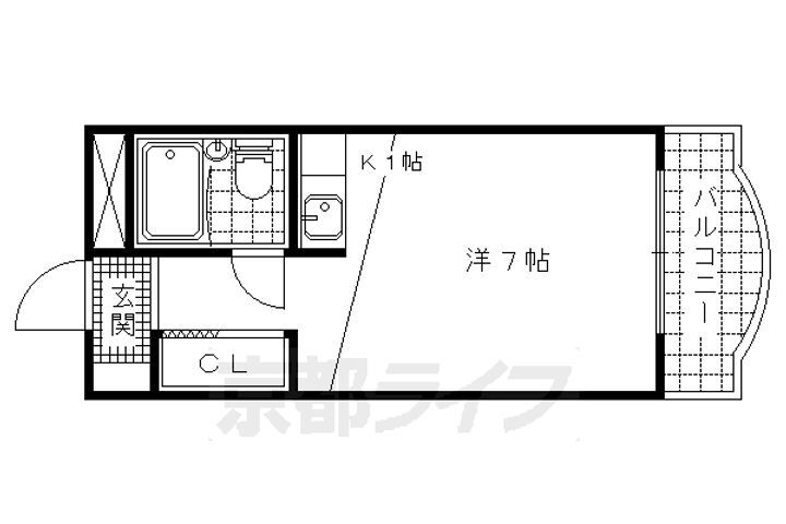 京都府京都市山科区日ノ岡ホッパラ町 御陵駅 ワンルーム マンション 賃貸物件詳細
