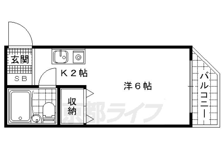 京都府京都市山科区東野八反畑町 東野駅 1K マンション 賃貸物件詳細