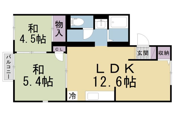 大阪府枚方市甲斐田東町 賃貸アパート