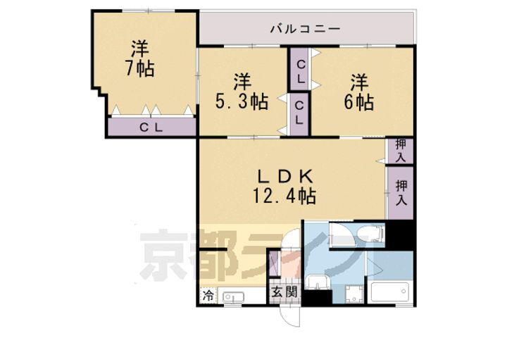 大阪府枚方市星丘２丁目 賃貸マンション