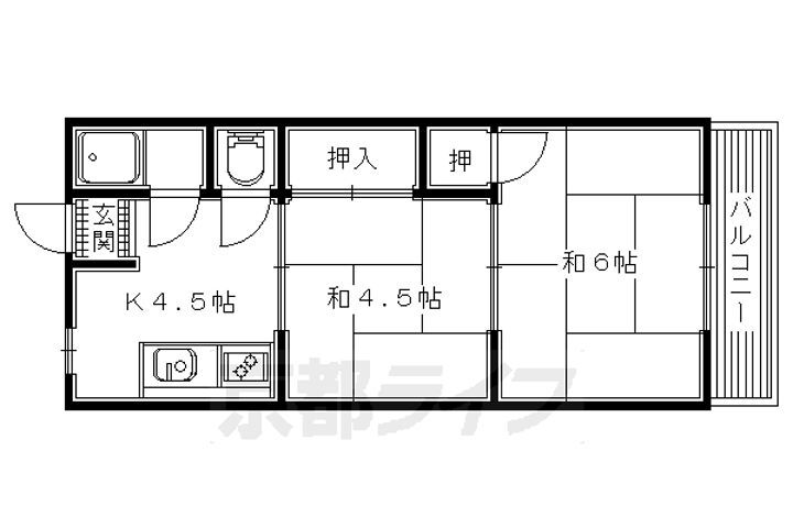 大阪府枚方市茄子作北町 賃貸アパート