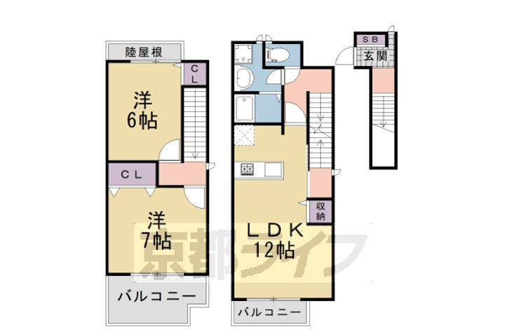 大阪府枚方市大垣内町１丁目 賃貸アパート