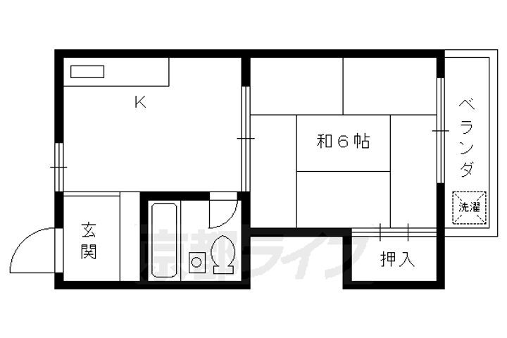京都府長岡京市神足１丁目 長岡京駅 1K マンション 賃貸物件詳細