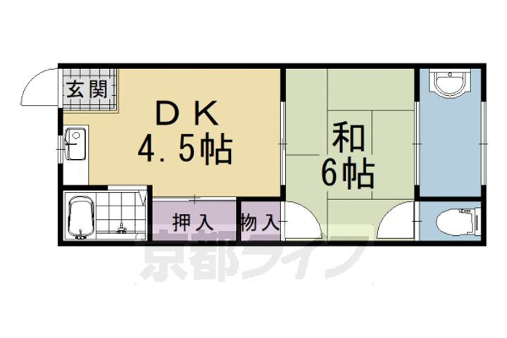 京都府長岡京市開田１丁目 長岡天神駅 1DK マンション 賃貸物件詳細