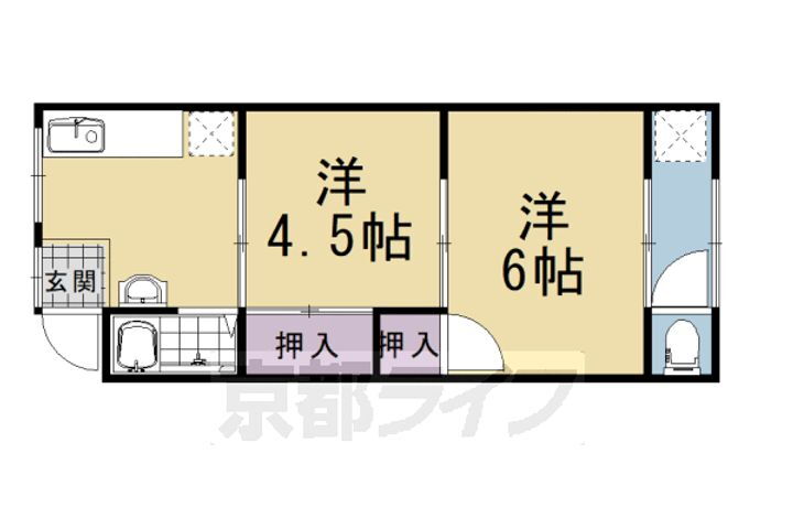 京都府長岡京市開田１丁目 長岡天神駅 1DK マンション 賃貸物件詳細
